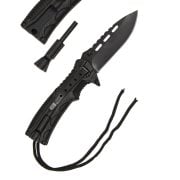 Mil-Tec® PARAKORD W.FIRE Çakı Siyah