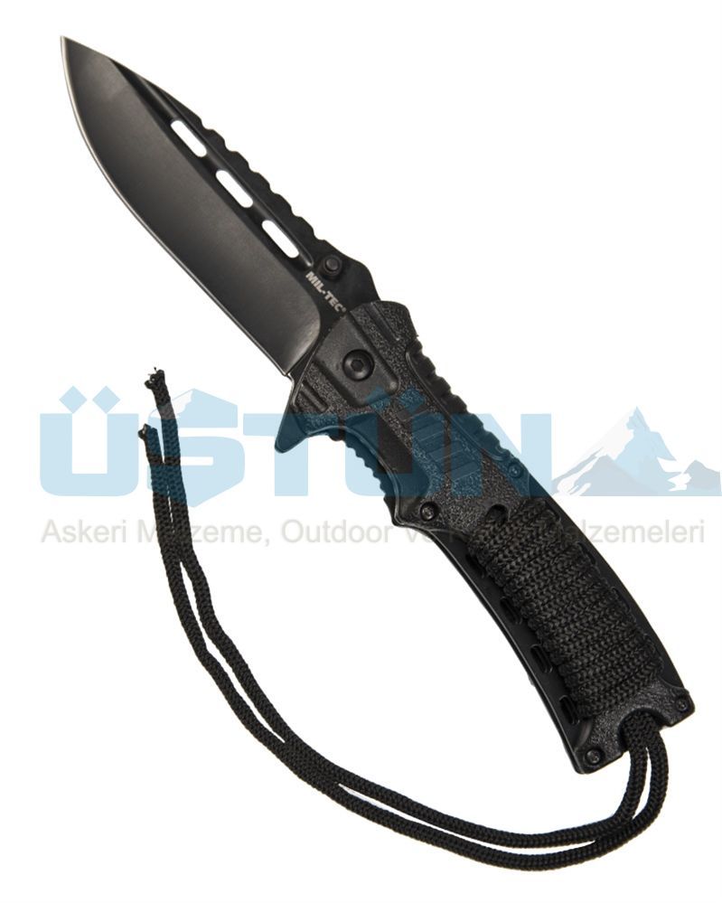 Mil-Tec® PARAKORD W.FIRE Çakı Siyah