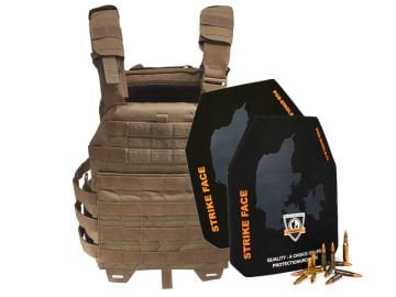 PGD ​​koruma plakası SET Coyote Brown Balistik Plaka (Kurşun Geçirmez)Seviye 4