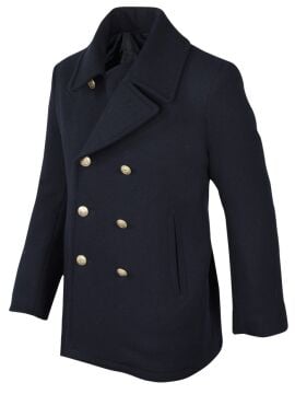 Denizci kabanı kaput Pea Coat siyah