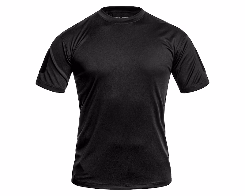 single sword tactical tshirt yakasız kısa kol siyah