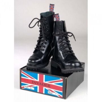 INVADER yüksek çizmeler 10 delik SİYAH 12841000