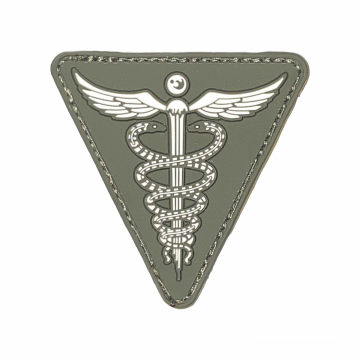 Para Medic 3D Silikon Patch Olive Rengi arma