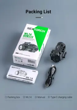 Nextorch WL14 500 Lümen Taktik Kompakt Silah fener