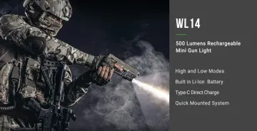 NEXTorch - WL14 Tabanca Feneri - Picatinny/Glock - 500 lm - WL14