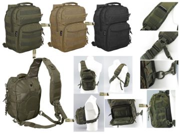 Mil-Tec® Tek Omuz Askılı Çanta 10L Siyah