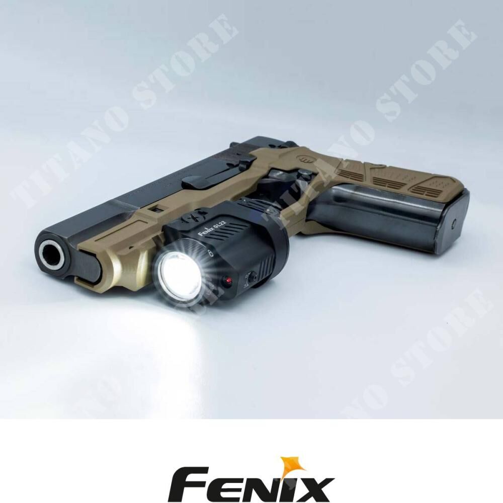 Fenix ​​​​GL22, 750 lümen, kırmızı lazerli taktik silah feneri