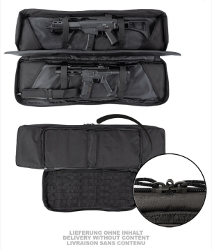 Mil-Tec® Çift Tüfek Taşıma Çantası Siyah 106 cm