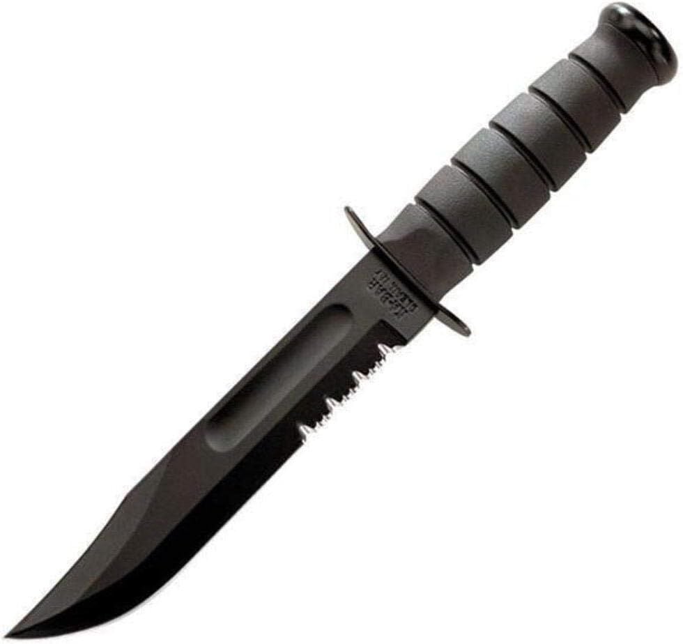 Ka-Bar Tam Boy Siyah Bıçak - Tırtıklı Kenar 1212