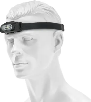 Mil-Tec - GC220 Şarj Edilebilir Kafa Lambası - 220 lm - Siyah