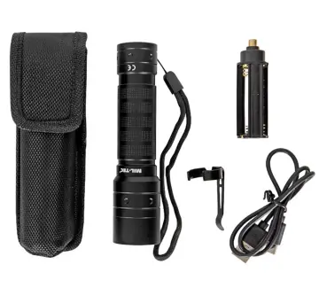 MIL-TEC® MISSION 1000 ŞARJLI EL FENERİ SİYAH