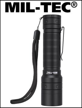 MIL-TEC® MISSION 1000 ŞARJLI EL FENERİ SİYAH
