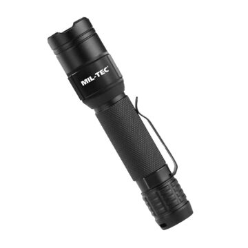 MIL-TEC® MINI el feneri 450lm IPX7 şarj edilebilir SİYAH