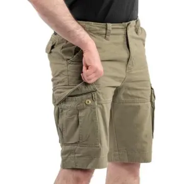 Mil-Tec® US Vintage Şort Taşlanmış yeşil