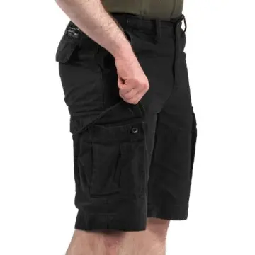Mil-Tec® US Vintage Şort Taşlanmış siyah