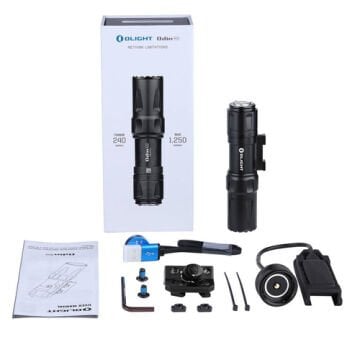 Olight - Odin Mini Taktik LED Silah Feneri - 1250 Lümen - Siyah