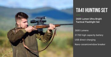 NEXTorch - Avcılık Seti TA41 LED El Feneri - 2600 lm