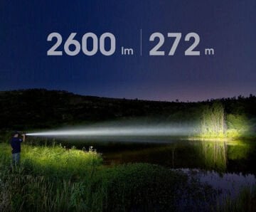 NEXTorch - Avcılık Seti TA41 LED El Feneri - 2600 lm