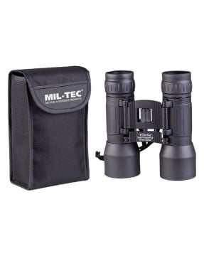 Mil-Tec® Katlanır El Dürbünü 10x42 Siyah  - 15703002