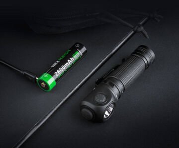 NEXTorch - P10 LED Açılı El Feneri - 1400 lm - Siyah - P10