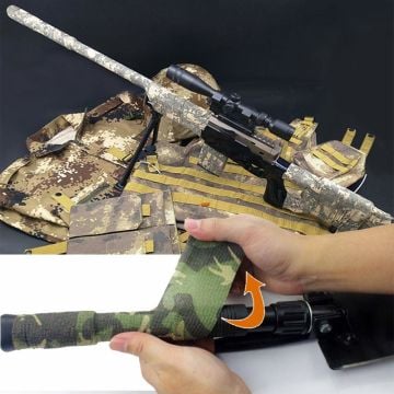 Kamuflaj Bant Siyah 5 cm x 4,5 Mt Elastik Bant