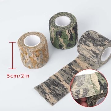 Kamuflaj Bant Siyah 5 cm x 4,5 Mt Elastik Bant