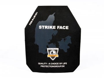 PGD ​​koruyucu plaka S-LW NIJ Seviye III+ ICW Boyut: 25 x 30 cm 850 gram ağırlığında, çok eğimli, hafif plaka