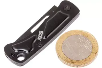 SOG Knives Katlanır Bıçak Siyah 1.4 inç Damla Uçlu Bıçak mini