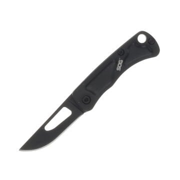 SOG Knives Katlanır Bıçak Siyah 1.4 inç Damla Uçlu Bıçak mini