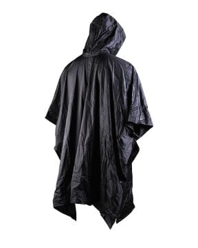 MIL-TEC®Poncho Siyah yağmur pançosu