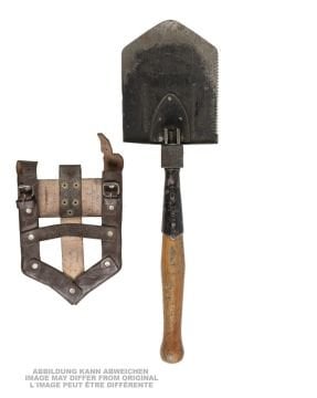 almanya Deri Kapaklı Katlanır Kürek Kullanılmış