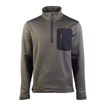 MIL-TEC® TERMO-POLAR ¾ FERMUARLI YEŞİL sweatshirt