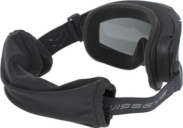 SWISS EYE® taktik gözlük F-TAC PRO 3'lü paket SİYAH + RX adaptör