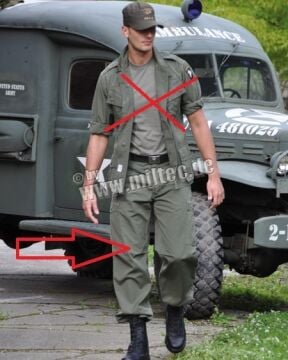 TEESAR® pantolon M64 VIETNAM YEŞİL