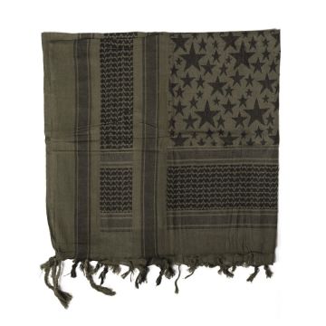 Mil-tec Shemagh Puşi Eşarp ′Yıldız′ Yeşil