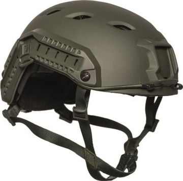 mil-tec Hızlı Sökülebilir Raylı airsoft army outdoor Kask 16662502 Yeşil
