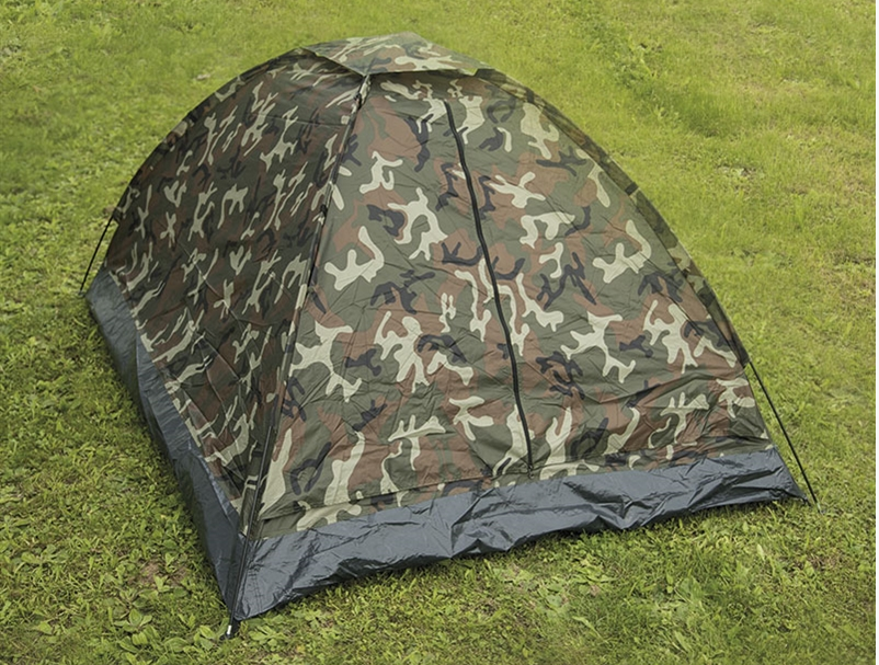 MİL-TEC STURM 2 KİŞİLİK KAMP ÇADIRI WOODLAND KAMUFLAJ