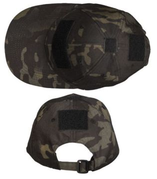 Mil-Tec® - Taktik Askeri Şapka Tek Beden - Multicam Siyah