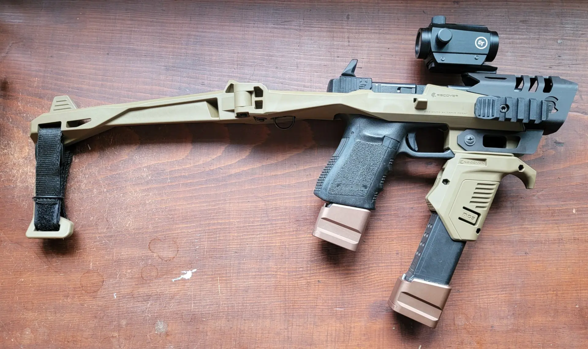 Glock için Recover Tactical 20/20 Dipçik Kiti