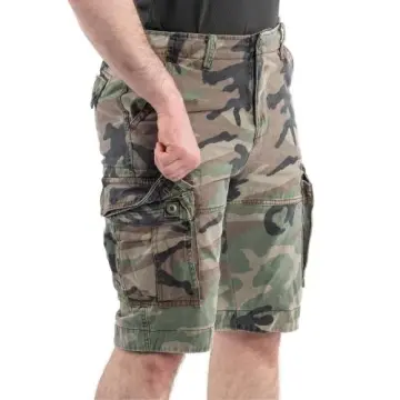 Mil-Tec® US Vintage Şort Taşlanmış Woodland
