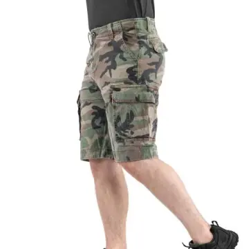 Mil-Tec® US Vintage Şort Taşlanmış Woodland