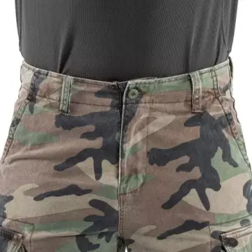 Mil-Tec® US Vintage Şort Taşlanmış Woodland