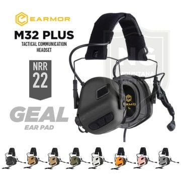 Earmor Mikrofonlu Aktif Koruma Atış Kulaklığı M32 Plus Yeşil