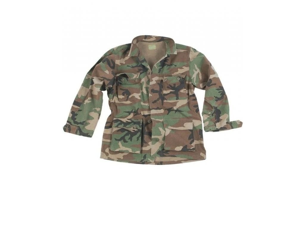 Mil-tec Woodland Taşlanmış Kamuflaj Gömlek 11822020