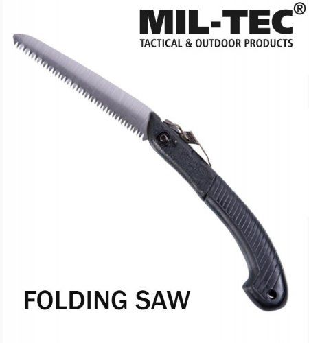Mil-Tec Katlanır Testere, Siyah 15503002