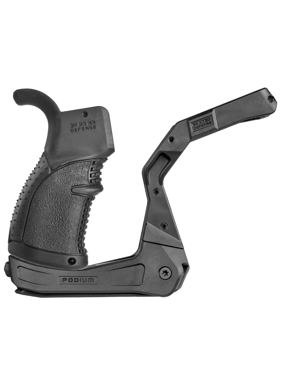 Fab Defence AR-15 Podium Hızlı Kurulum Bipod ve AGR-43 Tabanca Kabzası