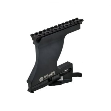 AK, SKS, Saiga'dan Weaver Mount'a Alçak Profilli Adaptör. Eloksallı Alüminyum.
