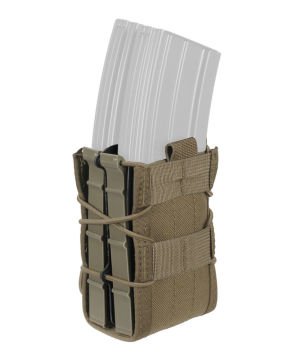 High Speed Gear Double Rifle TACO Dual Magazine Pouch Molle Coyote Brown Yüksek Hızlı Dişli Çift Tüfek TACO Çift Şarjör Kılıfı Molle Coyote Brown