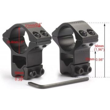 Nikula-25.4mm dürbün için 11mm yüksek havalı Tüfek / Av tüfeği Ayağı