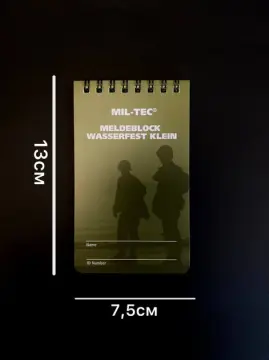 Mil-Tec Su Geçirmez Not Defteri Küçük